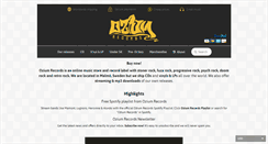 Desktop Screenshot of oziumrecords.com